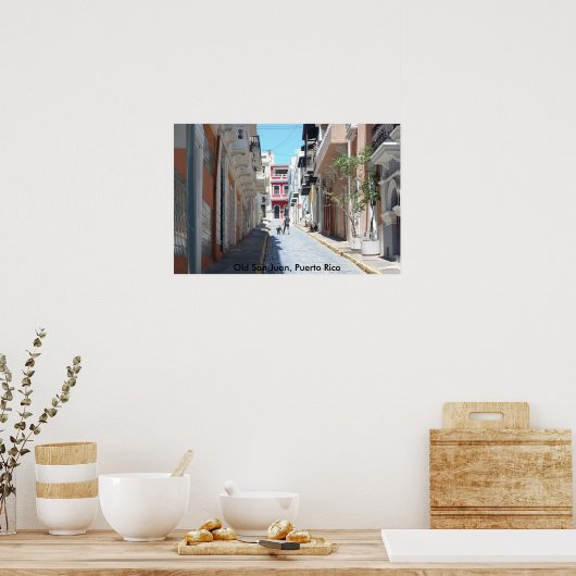 Old San Juan Poster (Keuken)