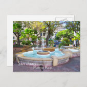 Old San Juan Puerto Rico Briefkaart (Voorkant / Achterkant)