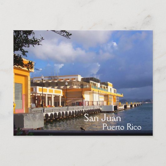 Old San Juan Puerto Rico Briefkaart (Voorkant)
