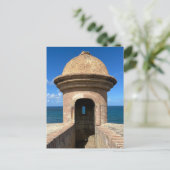 Old San Juan Puerto Rico Historische Fort Reizen Briefkaart (Staand voorkant)