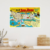Old San Juan Puerto Rico Poster (Keuken)