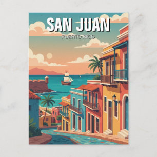 Old San Juan Puerto Rico Reizen Briefkaart