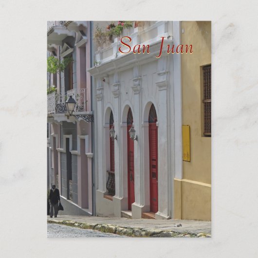Old San Juan, Puerto Rico Souvenir Briefkaart (Voorkant)