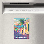 Old San Juan Puerto Rico Travel Magneet (Insitu (Vaatwasser))