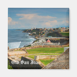 Old San Juan Square Magnet