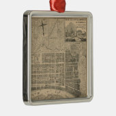 Old Savannah Map Ornament (Rechts)