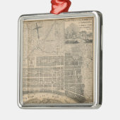 Old Savannah Map Ornament (Links)