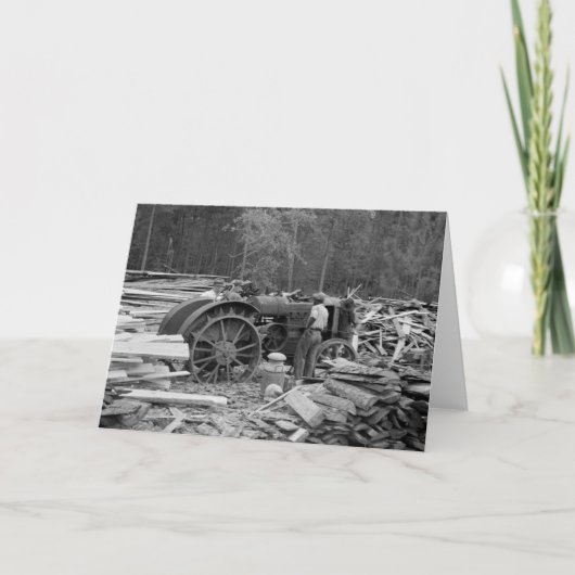 Old Sawmill Tractor, 1935 Kaart (Voorkant)