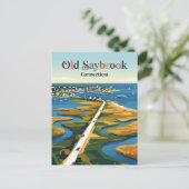 Old Saybrook Connecticut Briefkaart (Staand voorkant)