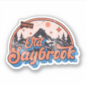 Old Saybrook, Connecticut Sticker (Voorkant)