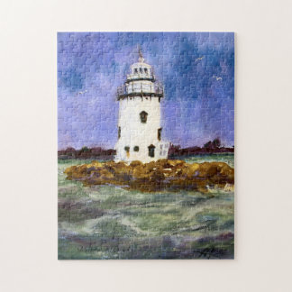 Old Saybrook Lighthouse Maureen Girard Ocean Legpuzzel