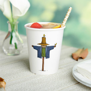Old Scarecrow Papieren Bekers
