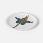 Old Scarecrow Papieren Bordje (Gekanteld)