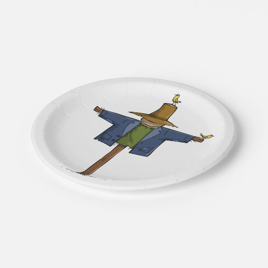 Old Scarecrow Papieren Bordje (Gekanteld)