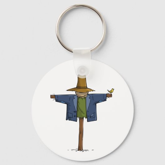 Old Scarecrow Sleutelhanger (Achterkant)