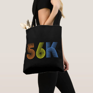 Old School 56k Internet Computer Modem Typografie Tote Bag