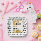 Old School 90's Hip Hop 1e Verjaardag| Baby shower Papieren Bordje (Feest)