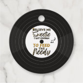 Old School 90's Hip Hop Verjaardag / Baby shower Bedankjes Labels (Voorkant)