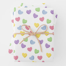 Old School 90s Valentijn's Snoep gekleurde harten