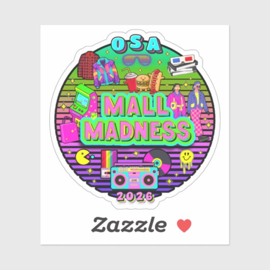 Old School April 2026 Logo Sticker (Vel)