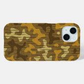 Old School Army Camo Brown Case-Mate iPhone Case (Achterkant (horizontaal))