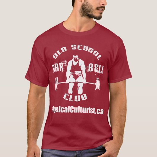 Old School Barbell Club Apparel T-shirt (Voorkant)
