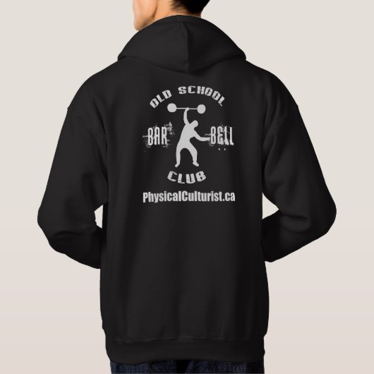 Old School Barbell Club Hoodie (Achterkant)