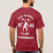 Old School Barbell Club T-shirt (Achterkant)
