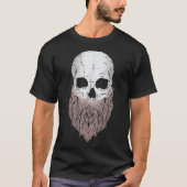 old-school bebaarde schedel Sugar Skull & Bea T-shirt (Voorkant)