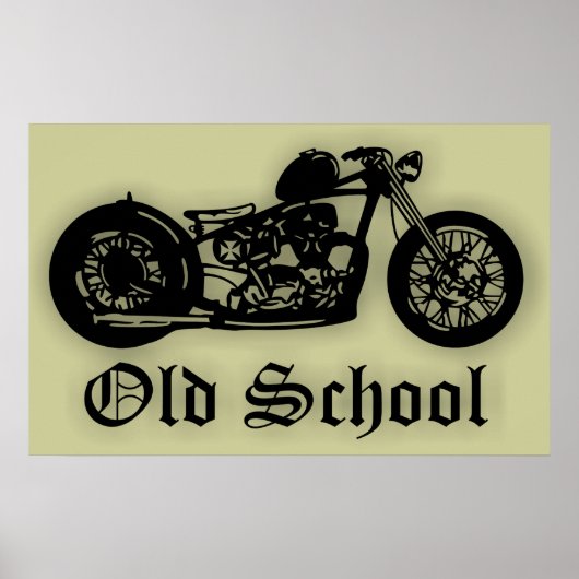 Old School Bobber Poster (Voorkant)