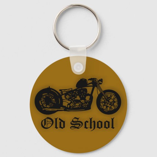 Old School Bobber Sleutelhanger (Voorkant)