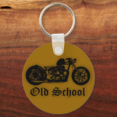 Old School Bobber Sleutelhanger (Voorkant)