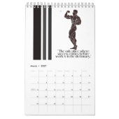Old School Bodybuilding Posing Kalender (Mar 2027)