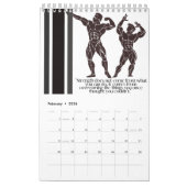 Old School Bodybuilding Posing Kalender (Feb 2026)