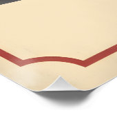 Old-School Burger Poster – Retro Food Wall Art (Hoek)