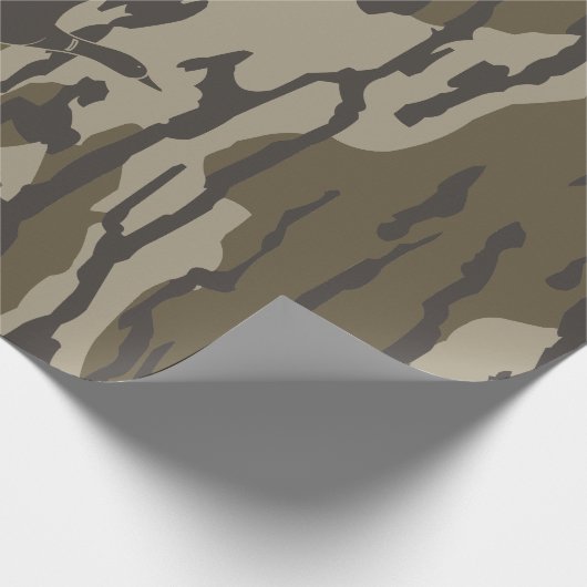 Old School Camo Duck Hunting Cadeaupapier (Hoek)