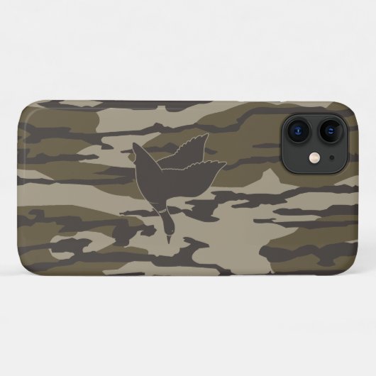 Old School Camo Duck Hunting Case-Mate iPhone Case (Achterkant (horizontaal))