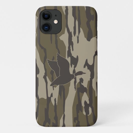 Old School Camo Eendenjacht Bodemlanden Case-Mate iPhone Case (Achterkant)