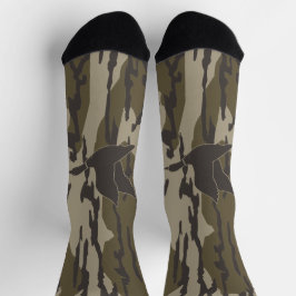 Old School Camo Eendenjacht Bottomland Camo Sokken
