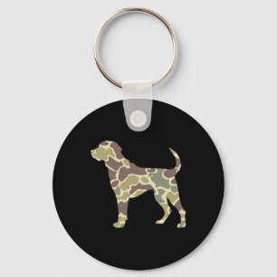 Old School Camo Jachthond Sleutelhanger