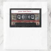 Old School Cassette w /  tekst Sticker (Tas)