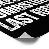 Old School Chokeslam Tombstone Laatste rit Vaders Poster (Hoek)