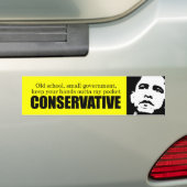 Old School Conservation Bumpersticker (Op auto)