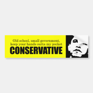 Old School Conservation Bumpersticker