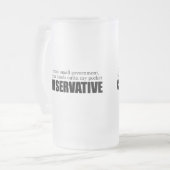 Old School Conservation Matglas Bierpul (Voorkant links)