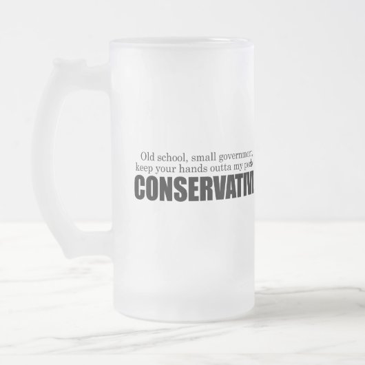 Old School Conservation Matglas Bierpul (Links)