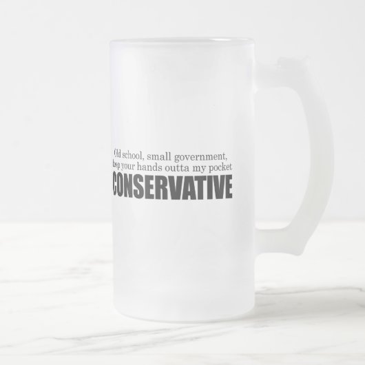 Old School Conservation Matglas Bierpul (Rechts)