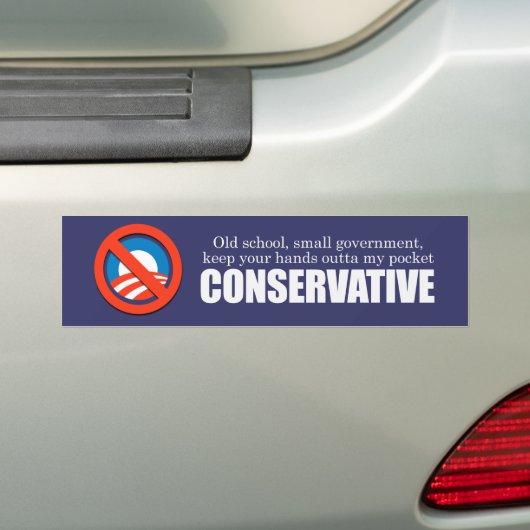 Old School Conservative Bumpersticker (Op auto)