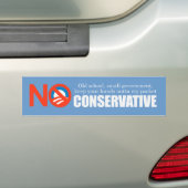 Old School Conservative Bumpersticker (Op auto)