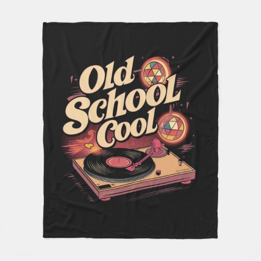 Old School Cool (2) Fleece Deken (Voorkant)